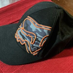Fox Racing Camo Flex Fit Cap Hat Sz S/M